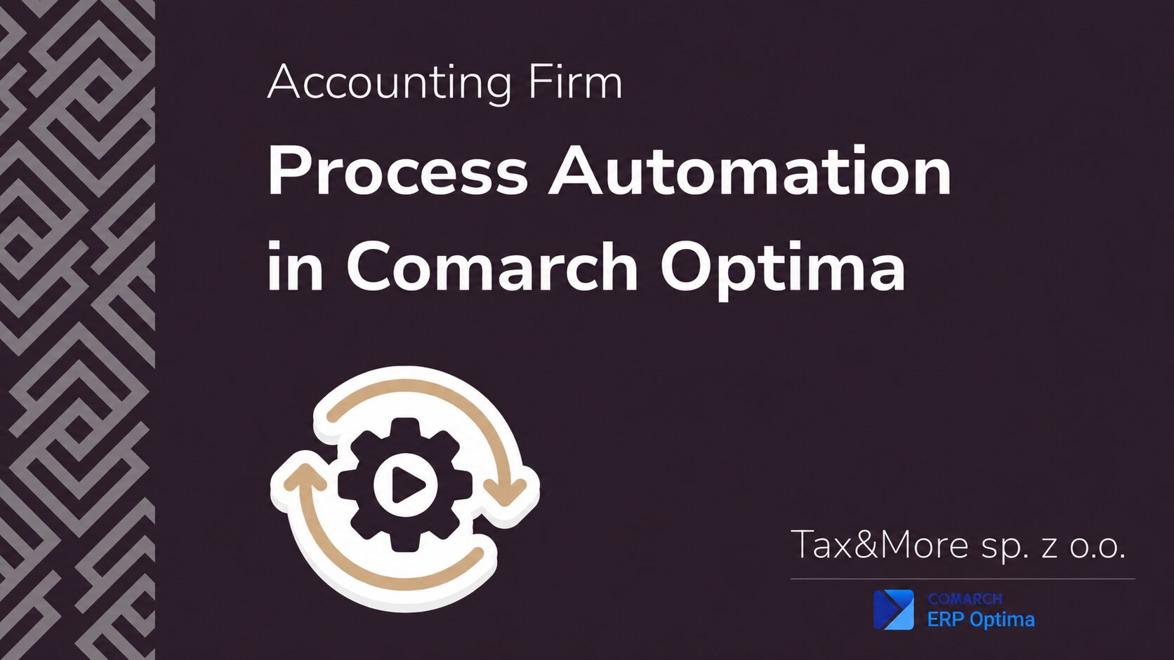 Automation of Accounting Processes in Comarch ERP Optima