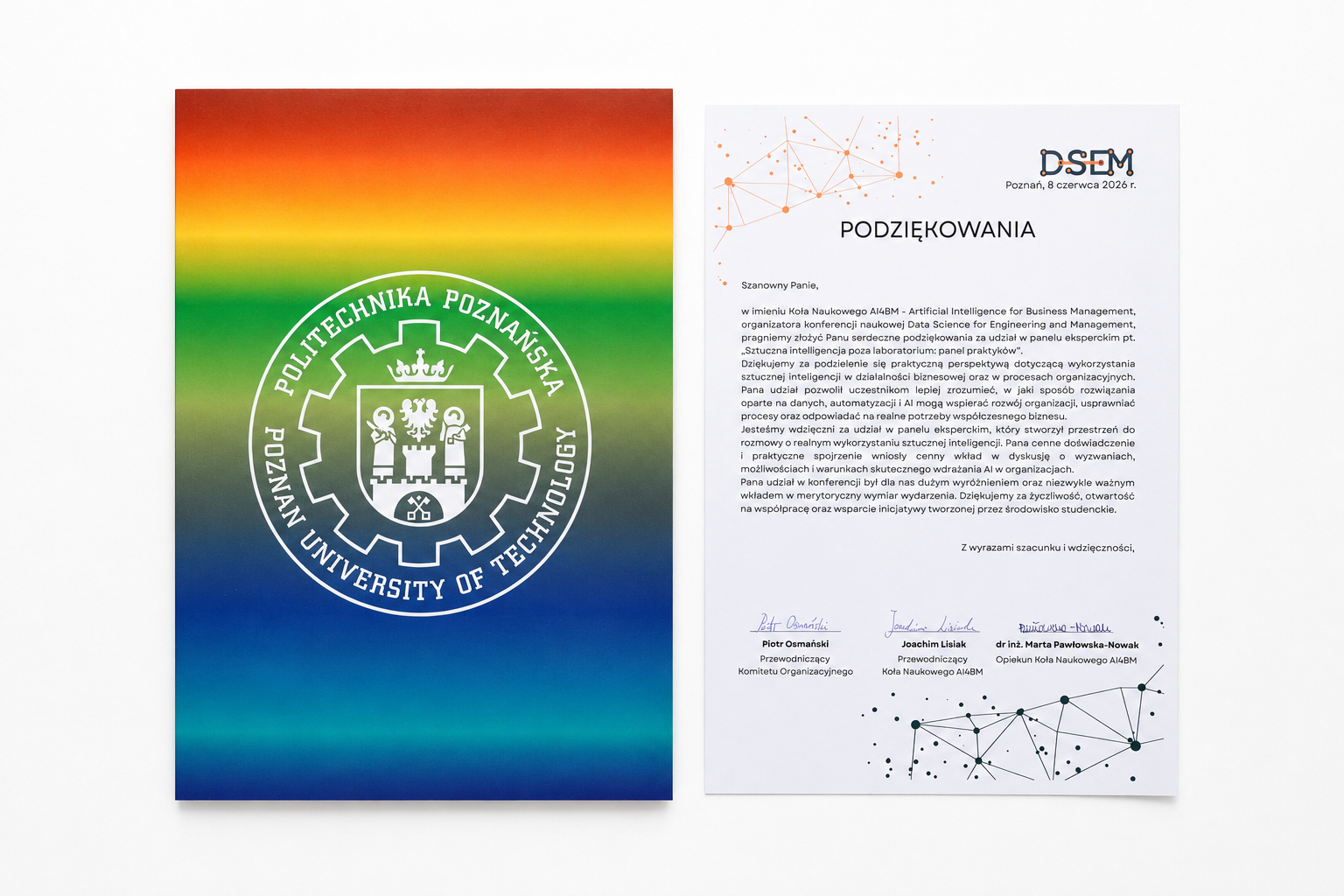 Udział TaxCoach w konferencji Data Science for Engineering and Management