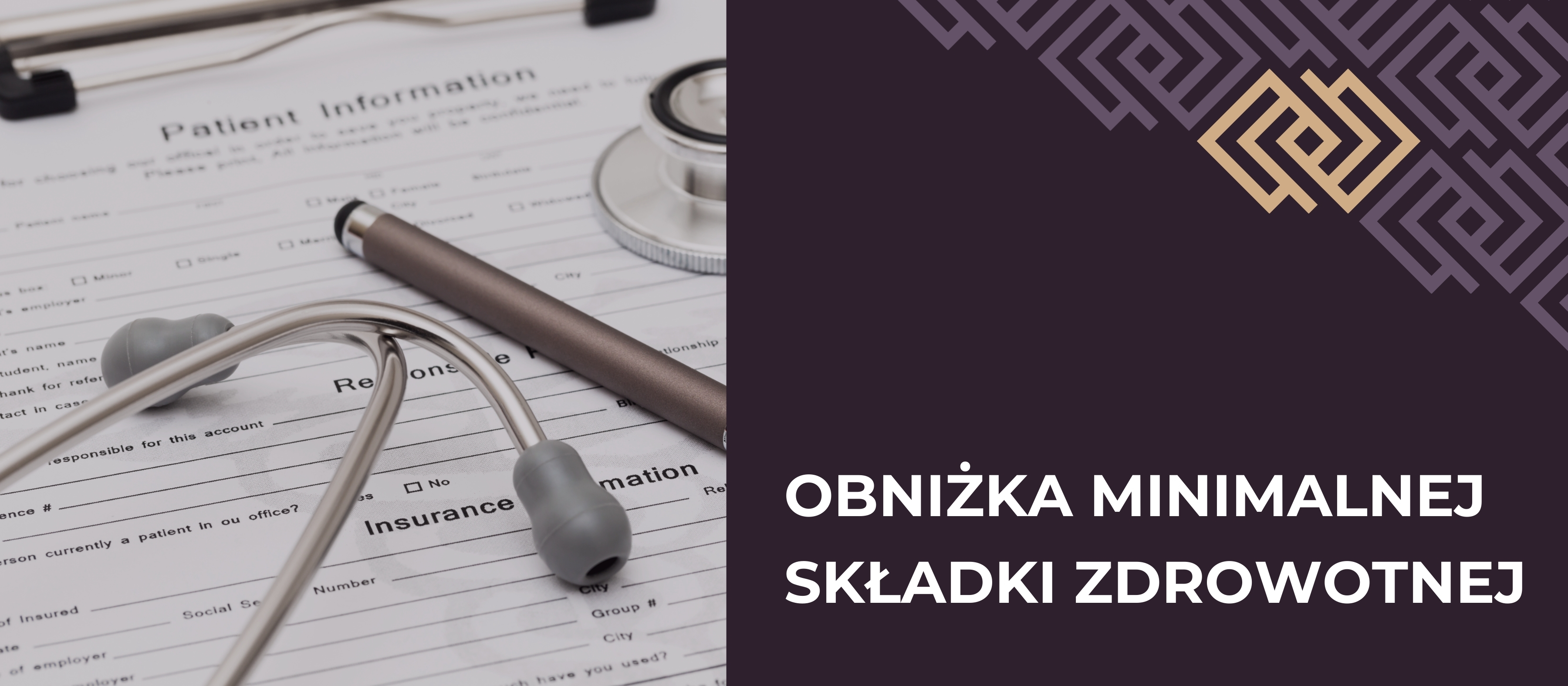Obniżka minimalnej składki zdrowotnej