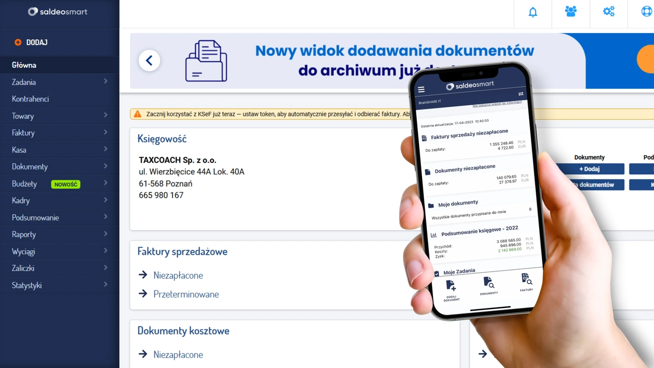 Aplikacja desktop + mobile