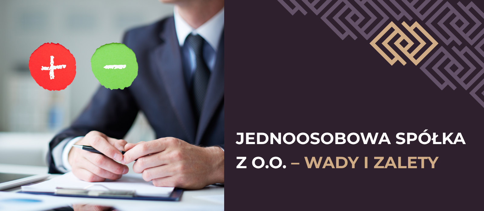 Jednoosobowa spółka z o.o. – wady i zalety