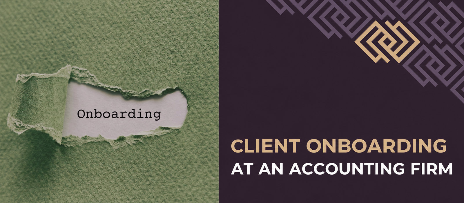 Client onboarding at an accounting firm