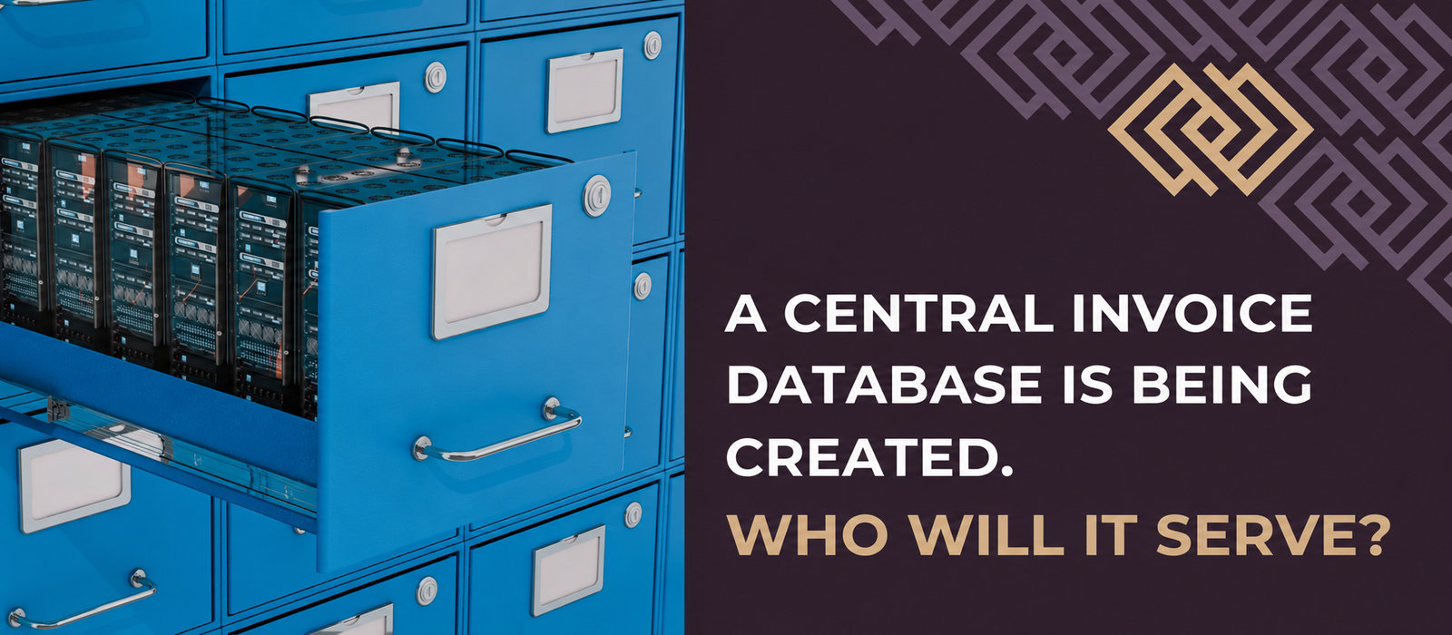 A central invoice database is being created. Who will it serve?