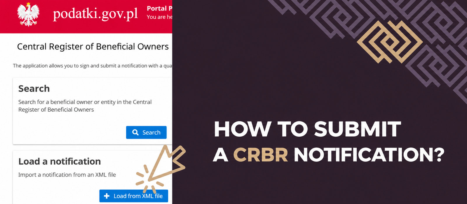 How do you submit a CRBR notification?