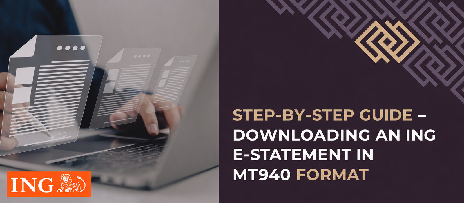 How to download an MT940 statement from ING? A short guide to doing it in no time