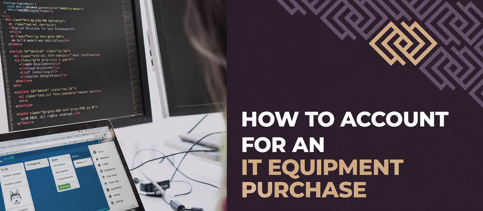 How should a business account for IT equipment purchases in 2025?
