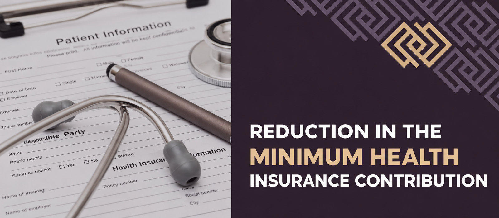 Reduction in the minimum health insurance contribution