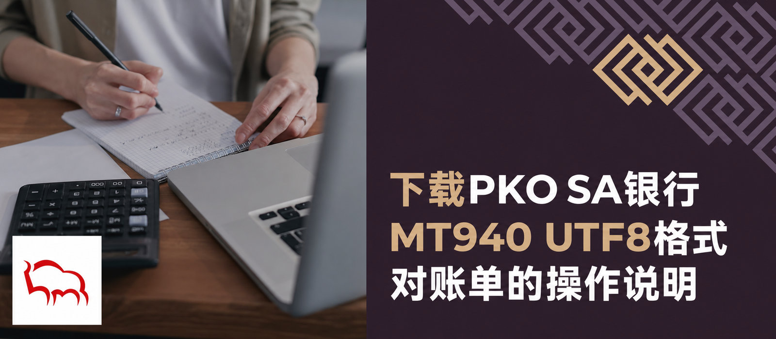 如何以MT940 UTF-8格式下载PKO SA银行流水