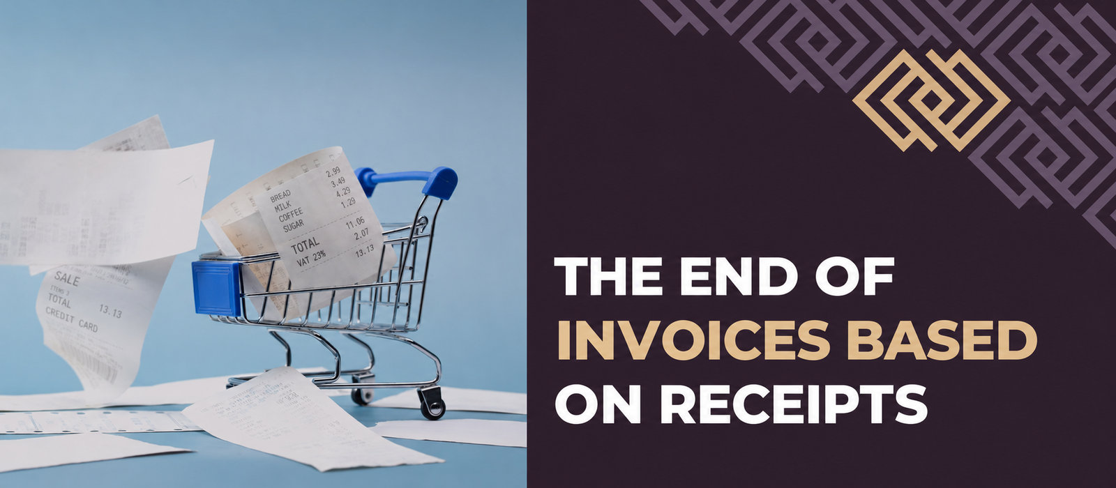 Invoices based on receipts are disappearing. Changes in the law.