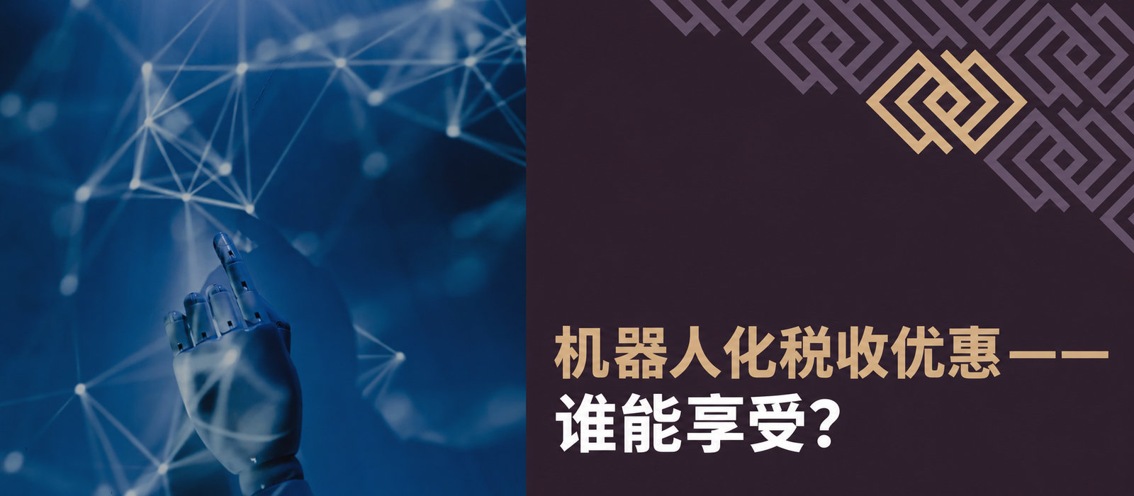 机器人化税收优惠：谁可以使用？