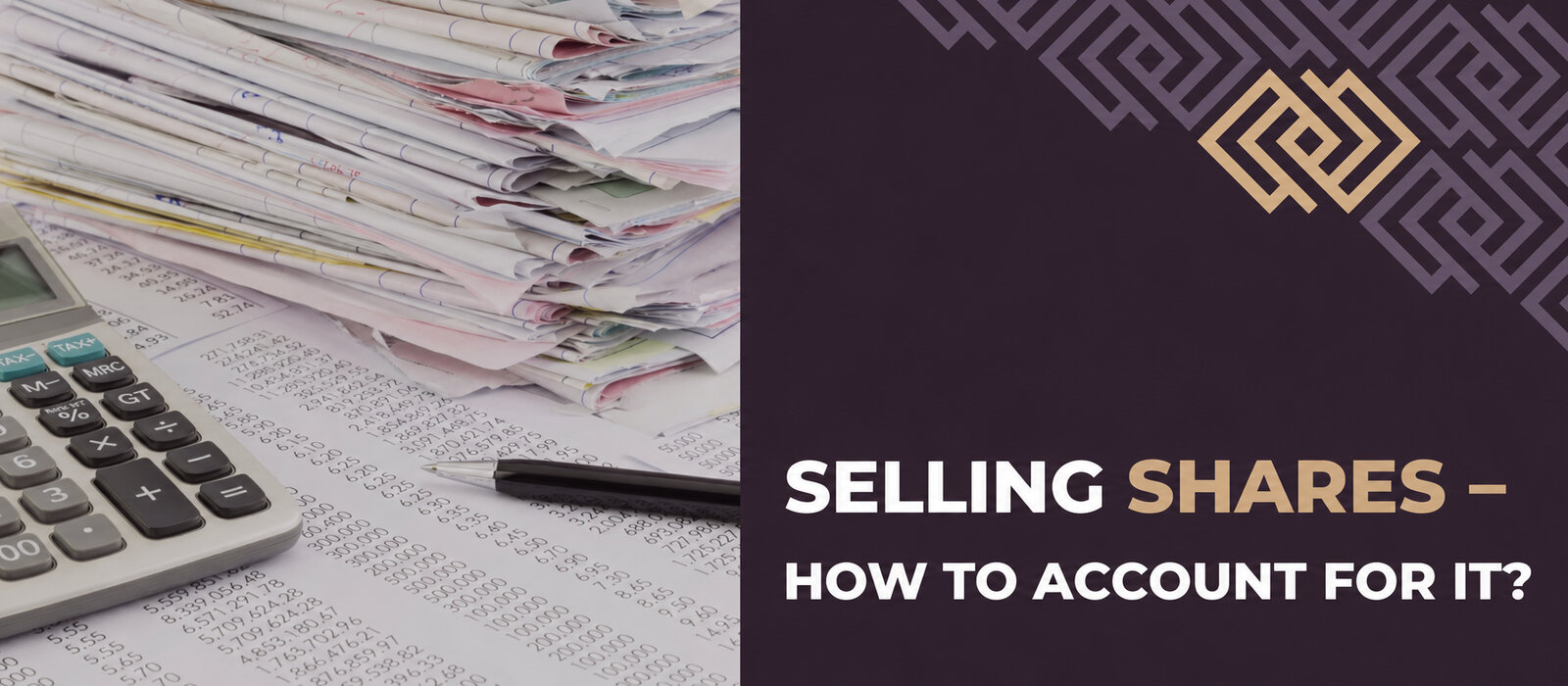 Sale of shares: how to settle the tax?