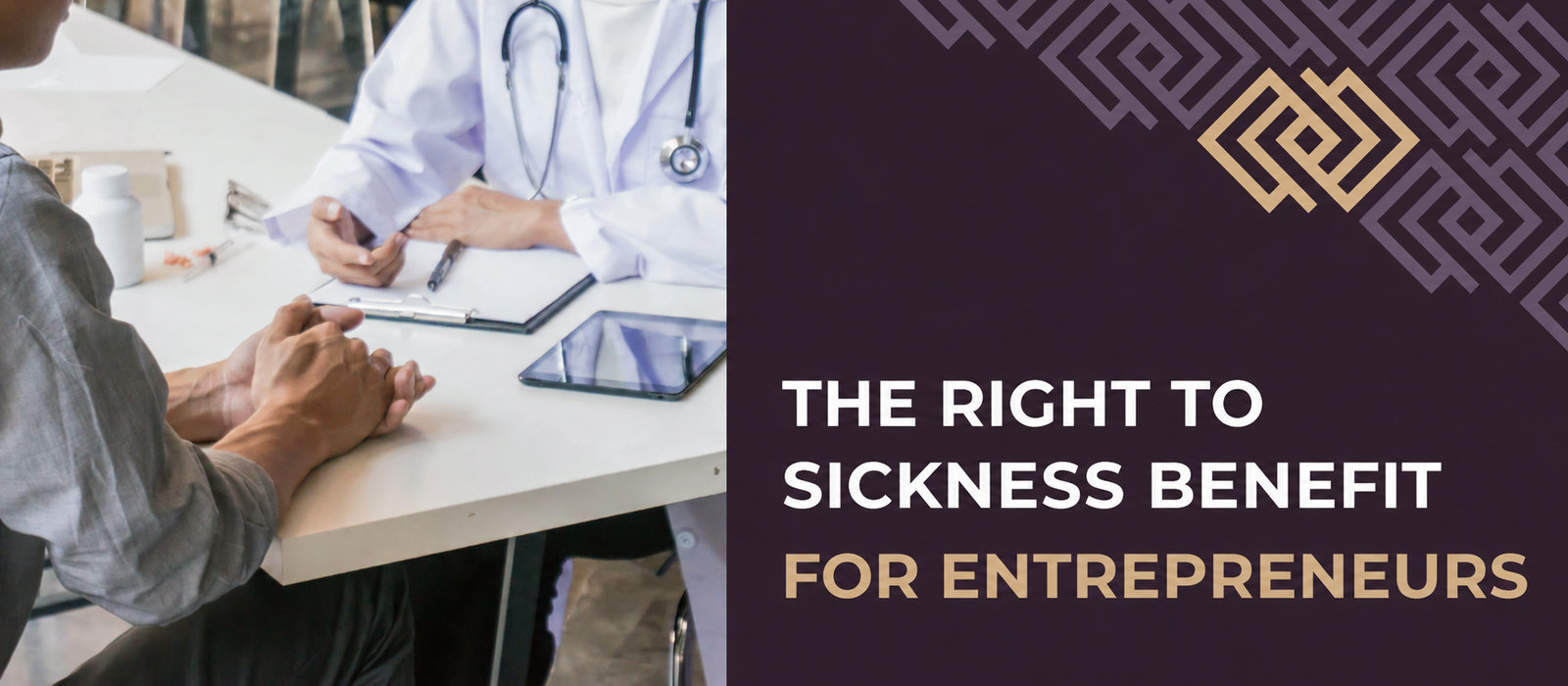 An entrepreneur’s right to sickness benefit — after how long does it arise?