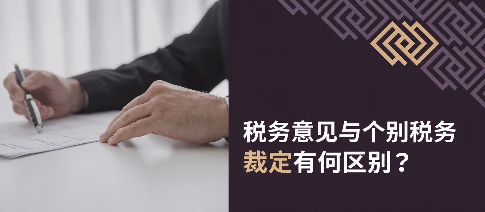 税务意见与个别税务解释有何区别？