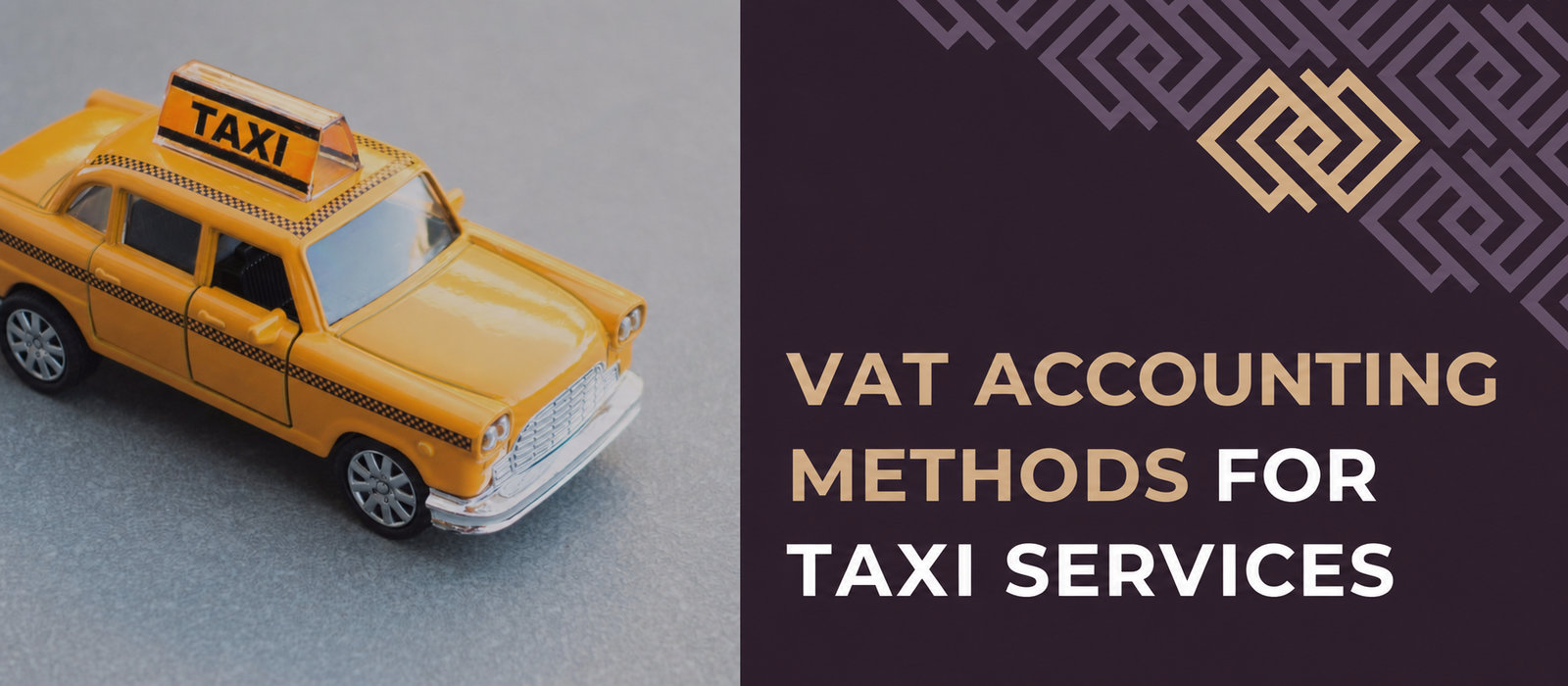 Ways to settle VAT for taxi services