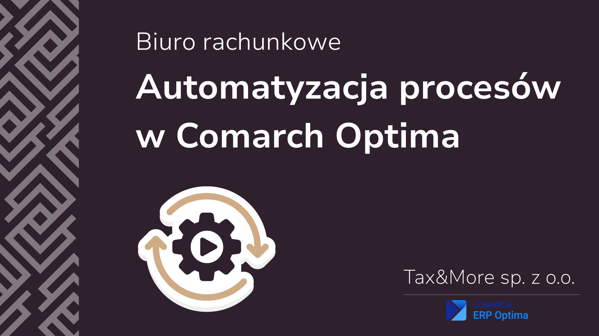 Automatyzacja procesów księgowych w Comarch ERP Optima.