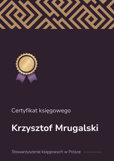 Certyfikat księgowego